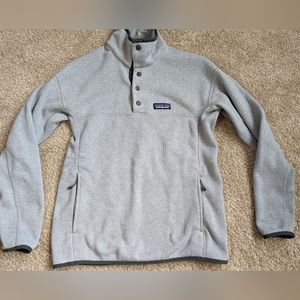 Patagonia Lightweight Better Sweater Marsupial Pullover Grey Small